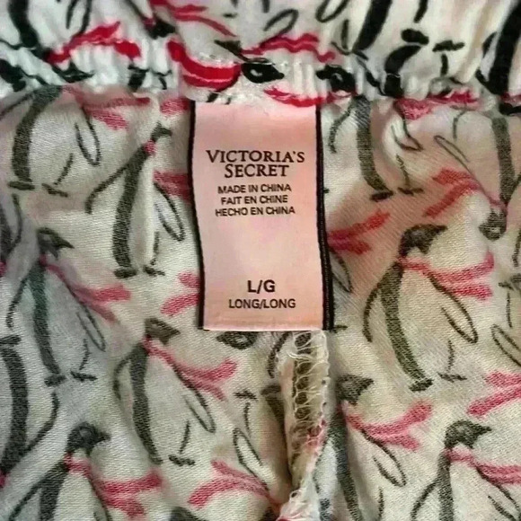 Victoria Secret wide leg pajama pants; size L - Picture 4 of 5